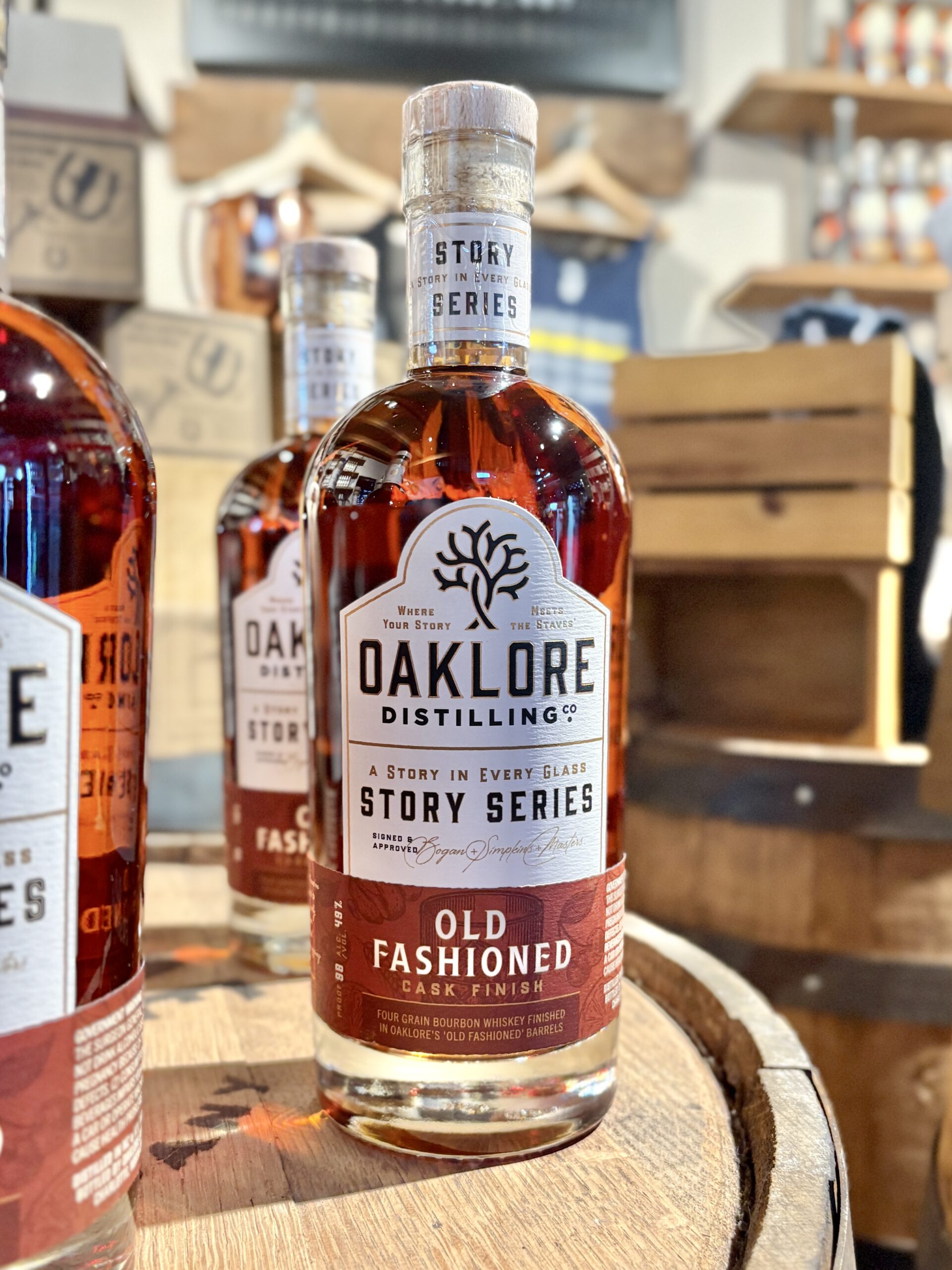 Oaklore Distilling Story Series Old Fashioned Cask Finish bourbon